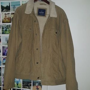 Corduroy sherpa jacket